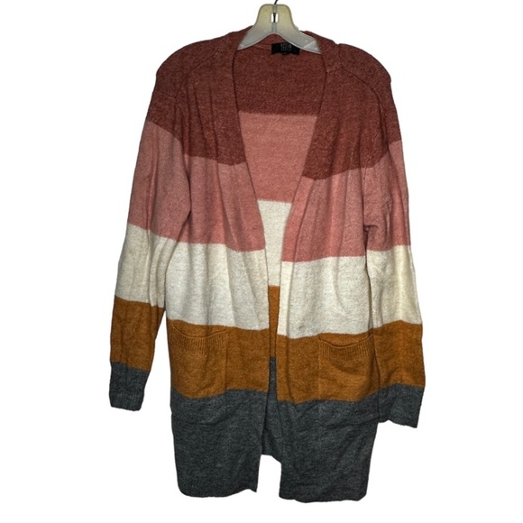 Modern Canvas Cardigan Sweater - Picture 1 of 7